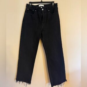 Abercrombie the 90’s high rise relaxed jean.